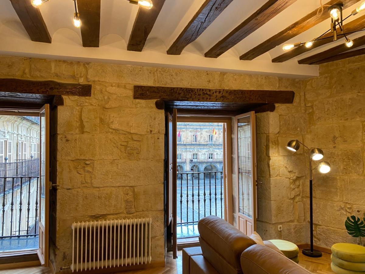 Apartamento Plaza Mayor Salamanca Con 2 Balcones A La Misma Plaza Mayor المظهر الخارجي الصورة